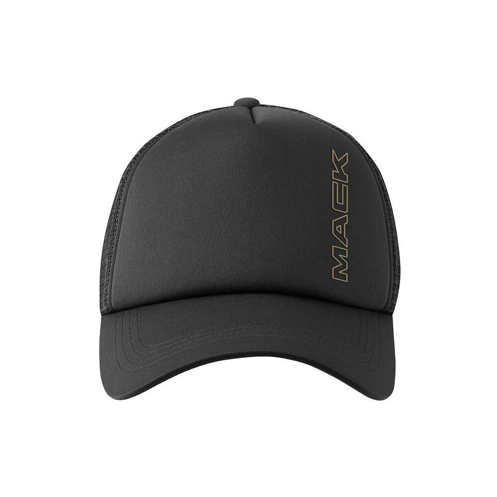 Mack Curved Brim Foam Trucker Cap2
