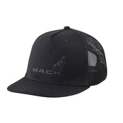 Mack Flat Brim Black On Black Trucker Cap - MKFBM2402BB00001