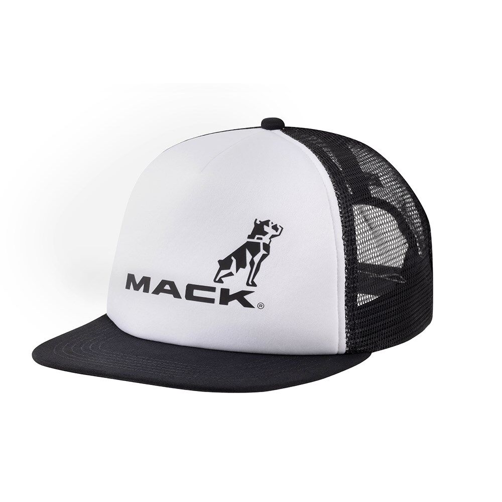 Mack Flat Brim Foam Trucker Cap - MKFBF2401W20000 - AIMS Industrial Supplies