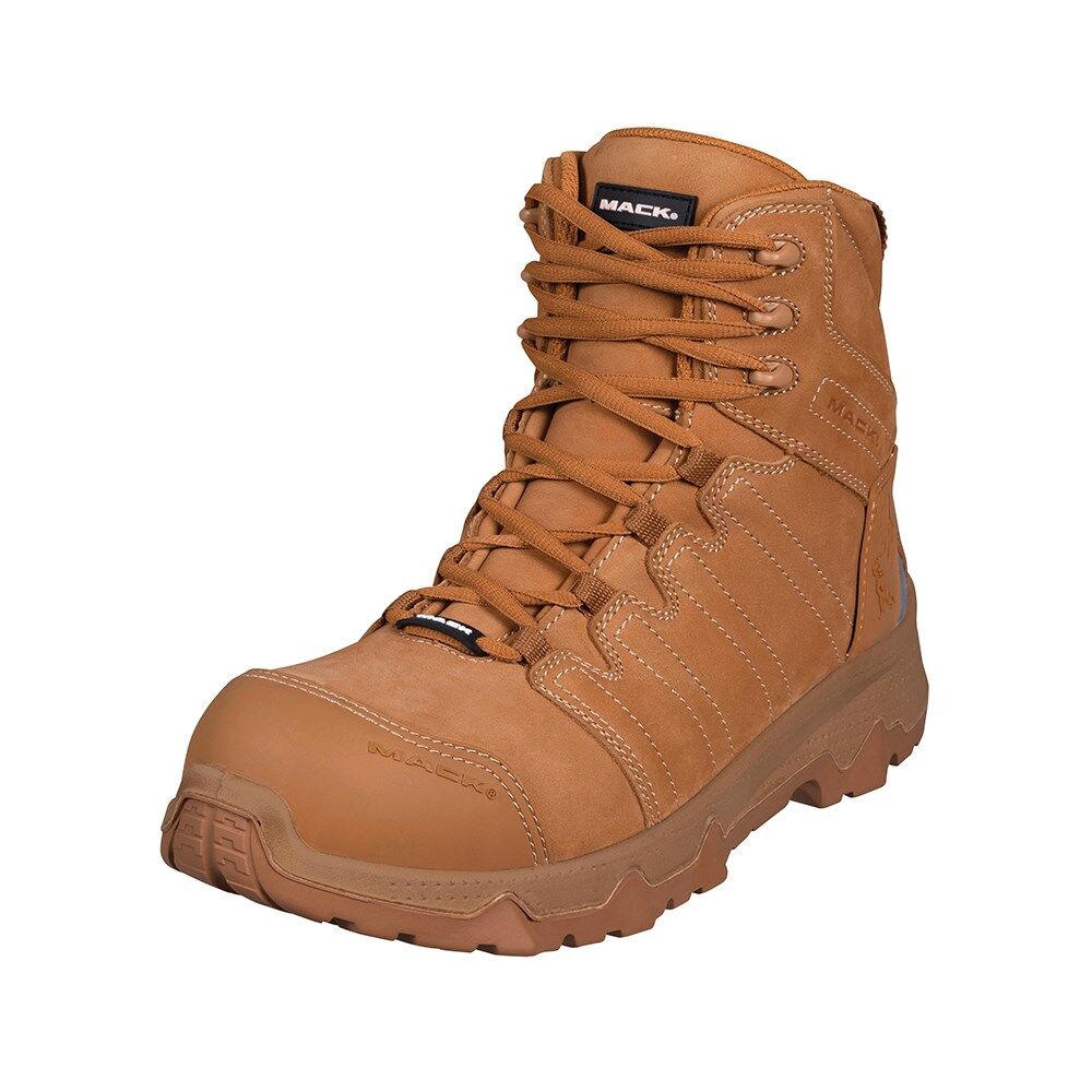 Mack Octane 2.0 Zip Safety Boots, Honey - UK/AUS Size 12