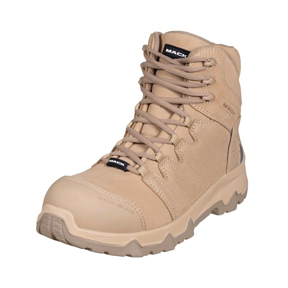 Mack Octane 2.0 Zip Safety Boots, Sand - UK/AUS Size 10.5