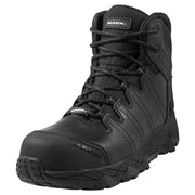 Mack Octane Zip-Up Safety Boots, Black -Size 6 - AIMS Industrial Supplies