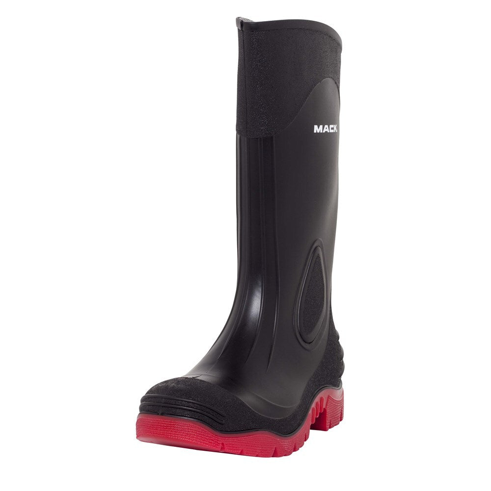 Mack Pour Safety Gumboots,  Black/Red -UK/AUS Size 7