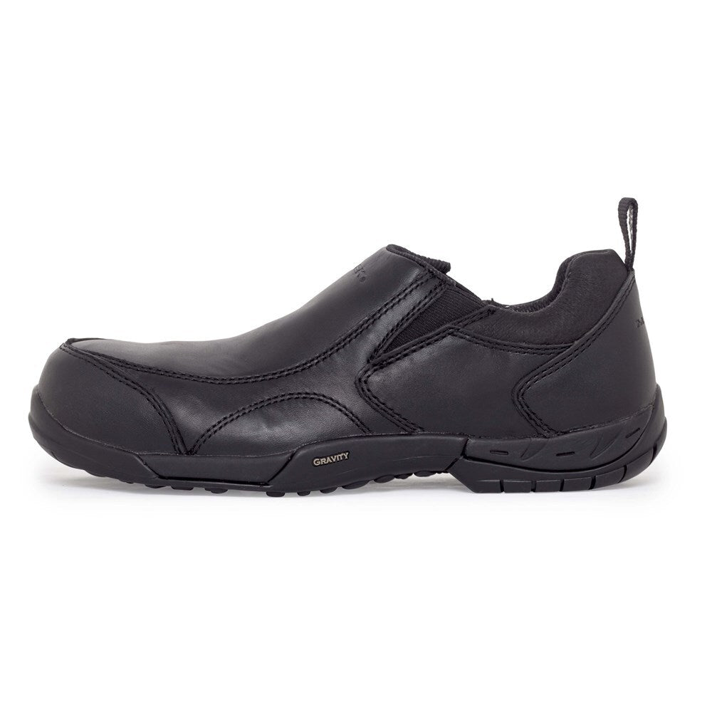 Mack President Slip-On Safety Shoes, Black -Size 42