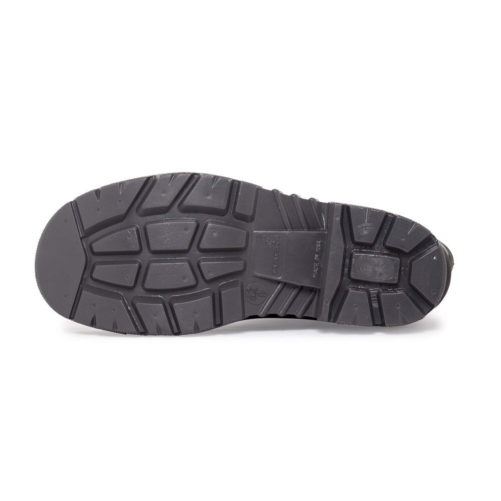 Mack Pump Safety Gumboots, Black/Grey -Size 5 - AIMS Industrial Supplies
