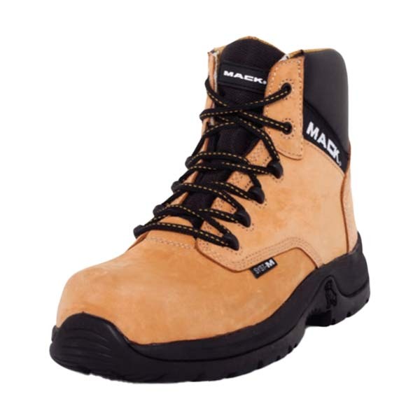 Mack Titan II Lace Up Safety Boots, Honey - UK/AUS Size 6
