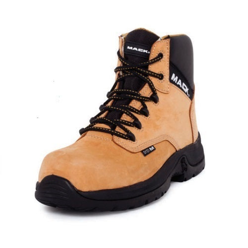 Mack Titan II Lace Up Safety Boots, Honey - UK/AUS Size 9