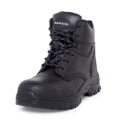 Mack Tradesman Lace Up Safety Boots, Black - UK/AUS Size 4