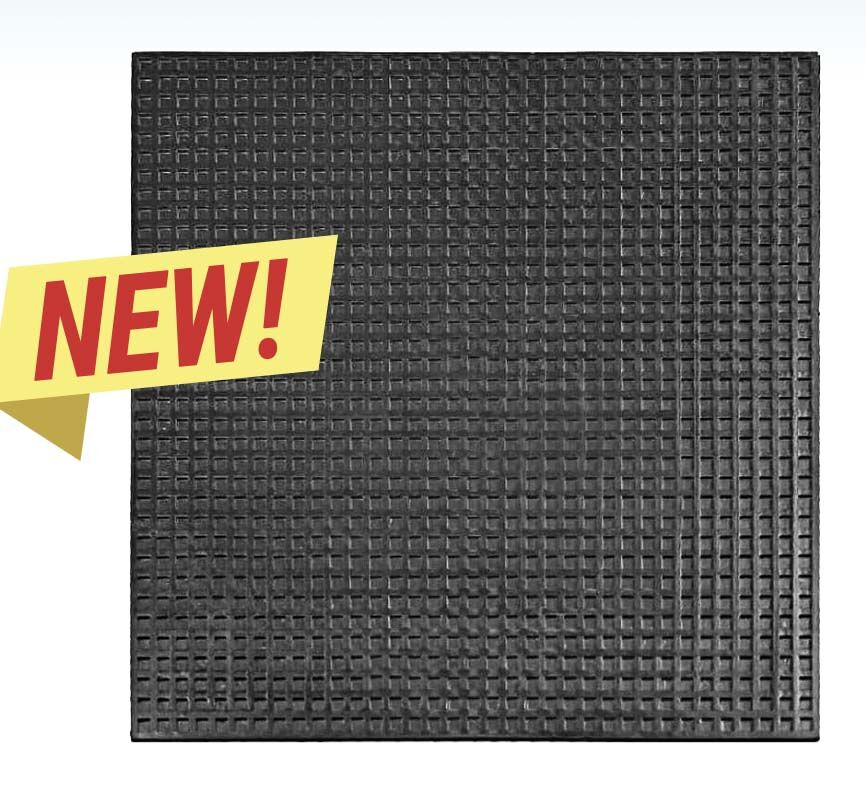Mackay Anti Vibration Mat EPDM 450 x 450 x 8mm - MA165 - AIMS Industrial Supplies