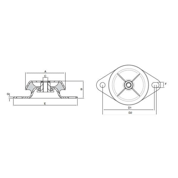 Mackay BRB Flange Isolator - Large - AIMS Industrial Supplies