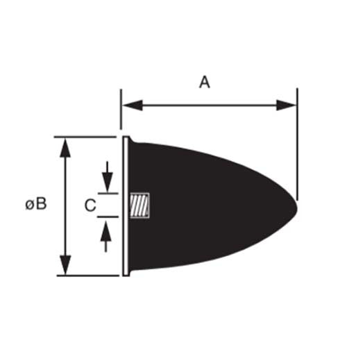 Mackay Conical Buffer M172M8 - AIMS Industrial Supplies
