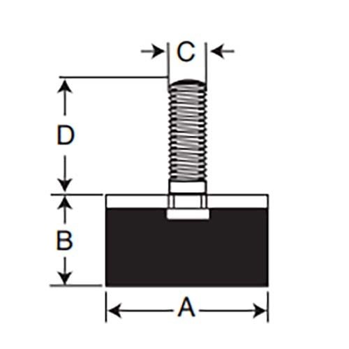 Mackay Cylindrical Bonded Buffer - AIMS Industrial Supplies