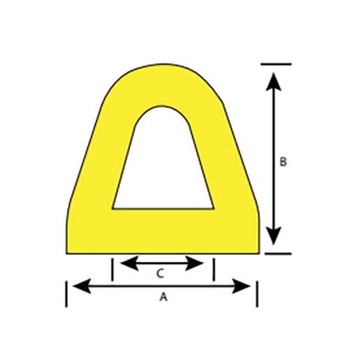 Mackay Docking Rubber High Visibility Yellow1