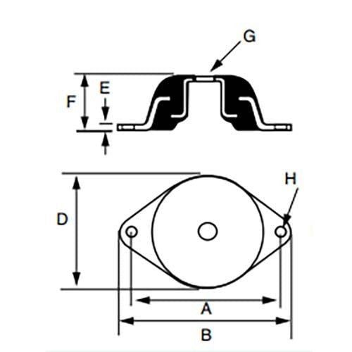 Mackay Heavy Duty Flange Isolator M140 - AIMS Industrial Supplies