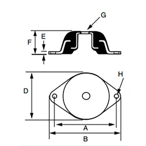 Mackay Heavy Duty Flange Isolator M1402