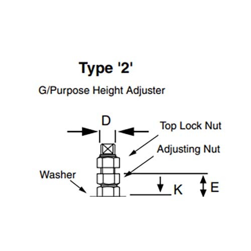Mackay Isomount General Purpose Height Adjuster2