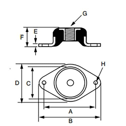 Mackay Light Duty Flange Isolator M110 - AIMS Industrial Supplies