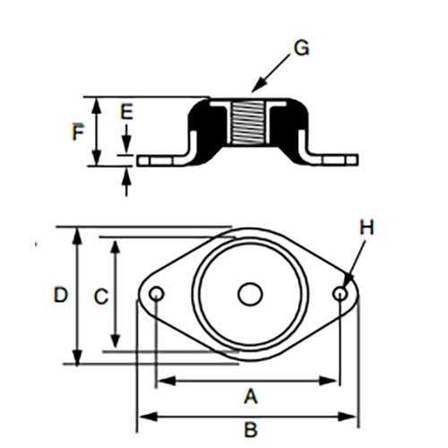 Mackay Light Duty Flange Isolator M1142