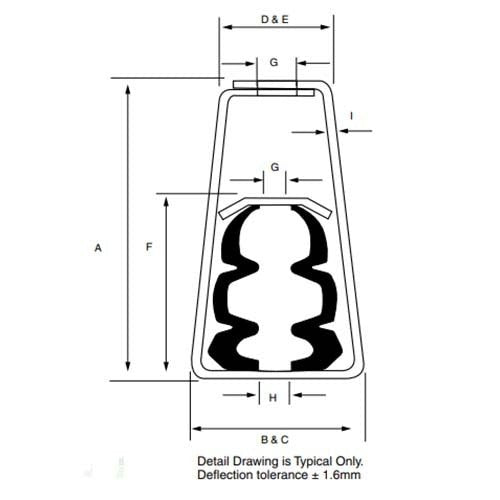 Mackay M19360K Suspension Isolator 45kg - AIMS Industrial Supplies