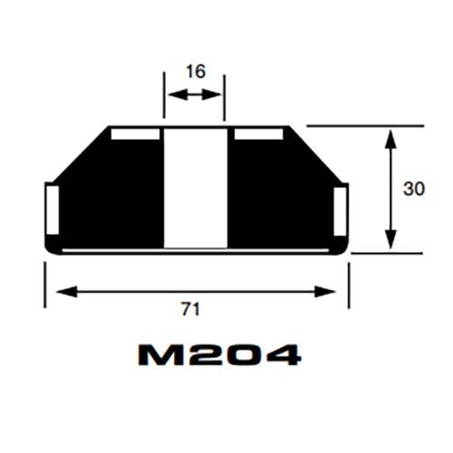 Mackay M204 Combination Isolator 71 x 30mm Maximum Load 270kg - AIMS Industrial Supplies