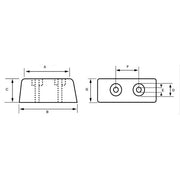 Mackay Moulded Docking Buffer - AIMS Industrial Supplies