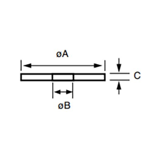 Mackay Recessed Flange Steel Washer M181550C1