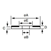 Mackay Recessed Flange Washer M152861