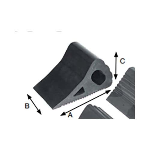 Mackay Rubber Wheel Chock - AIMS Industrial Supplies