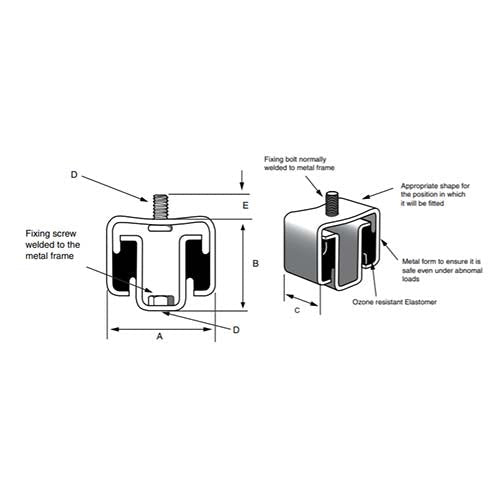 Mackay Traxiflex Suspension Isolator - AIMS Industrial Supplies
