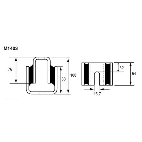 Mackay U - Flex Isolator - AIMS Industrial Supplies