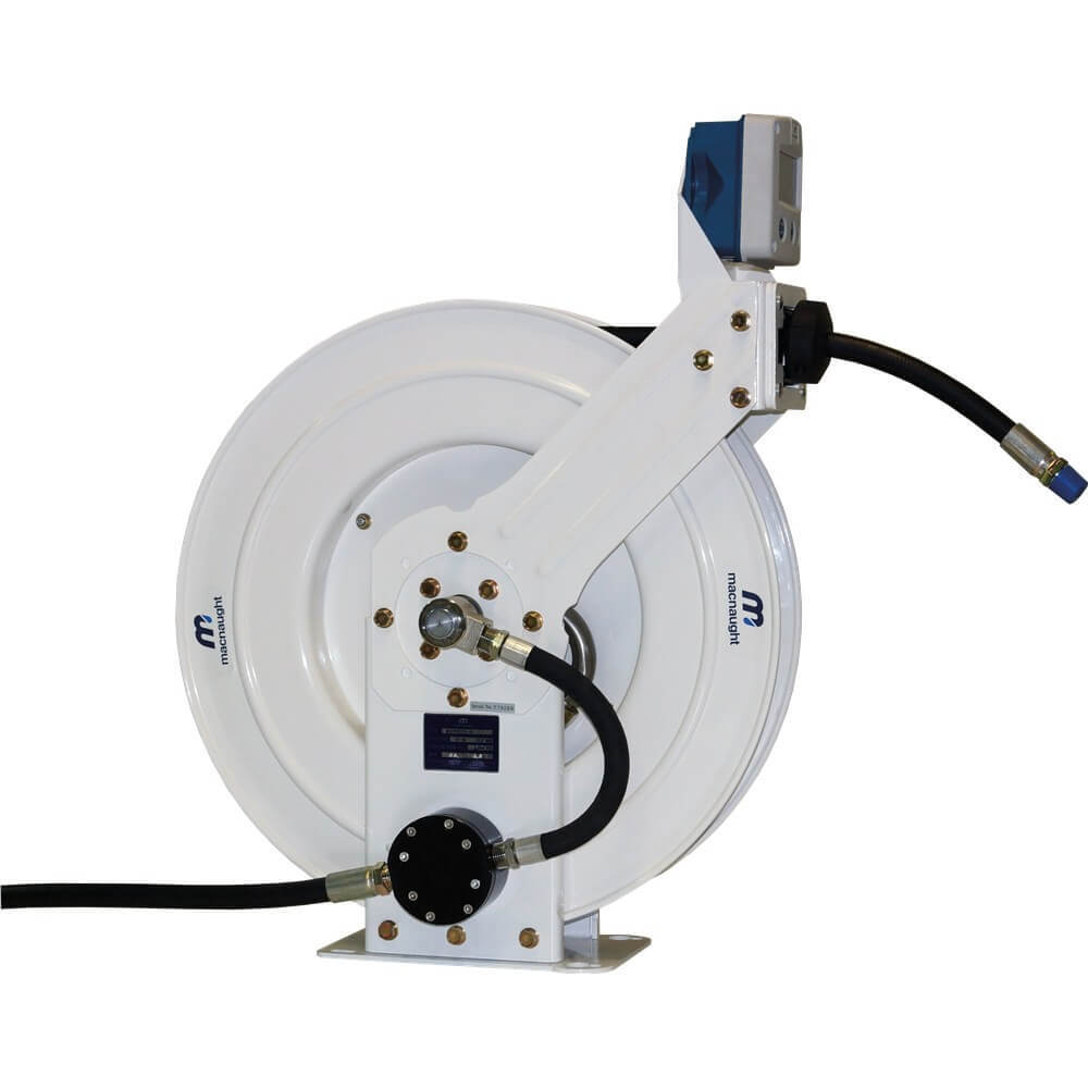 Macnaught 12mm x 15m Service Vehicle Oil Hose Reel MAX1215-01 - AIMS Industrial Supplies