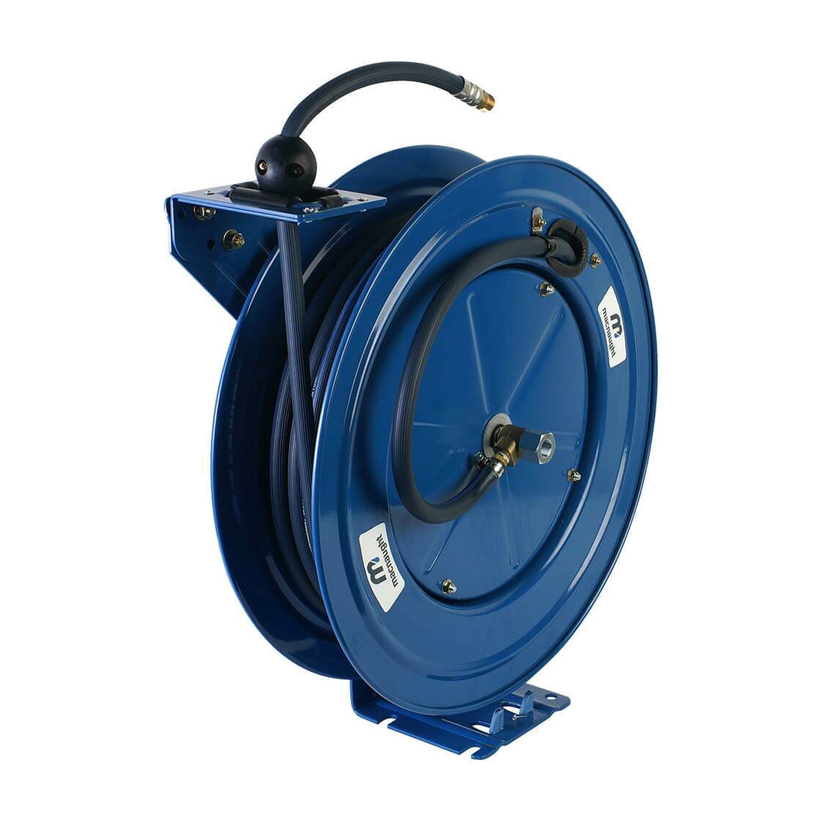 Macnaught 12mm x 20m Single Pedestal Oil Hose Reel MOS1220-01