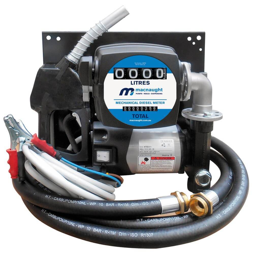 Macnaught 12V Wall Mount Diesel Pump Kit AHFP12A - AIMS Industrial Supplies