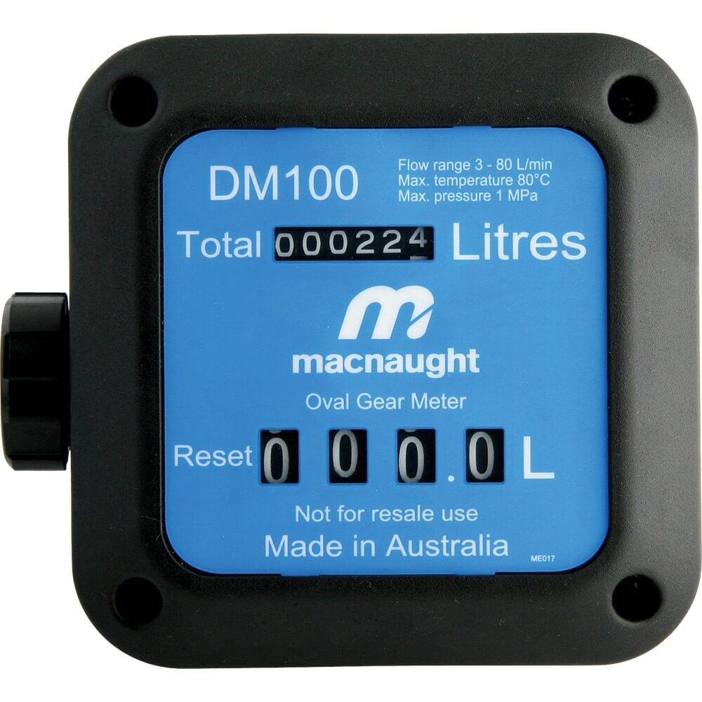 Macnaught DM100-01 Mechanical Fuel Meter - AIMS Industrial Supplies