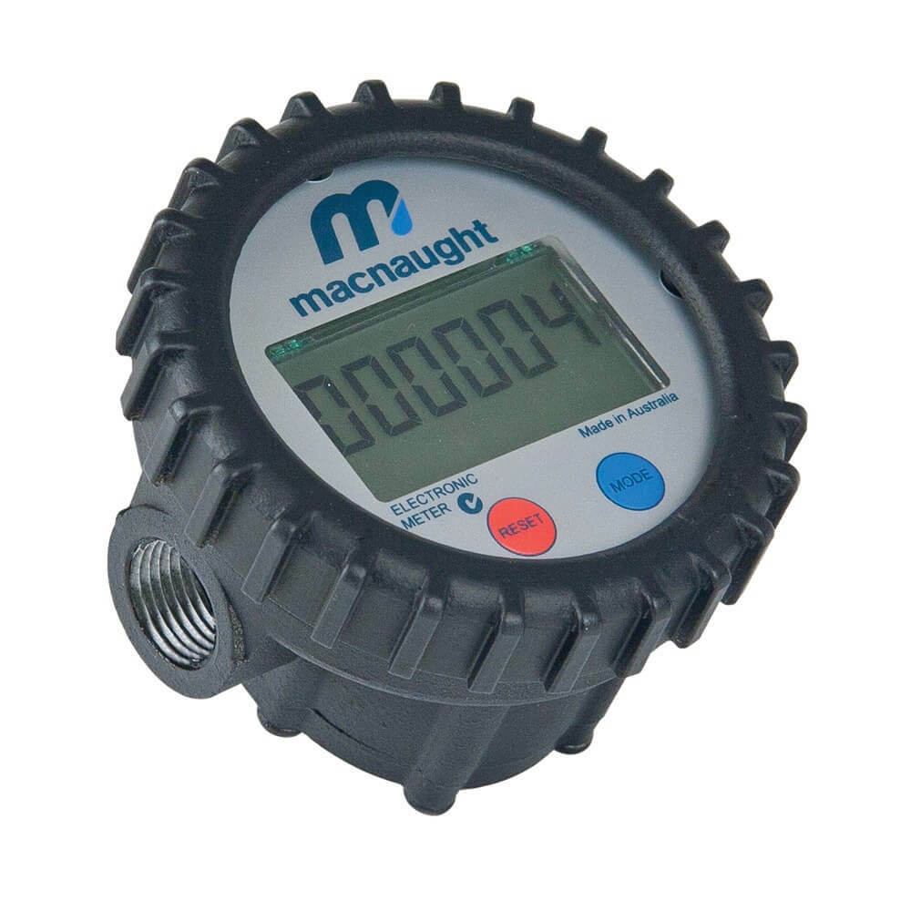 Macnaught Electronic Oil Meter - 1/2" IM012E-01 - AIMS Industrial Supplies