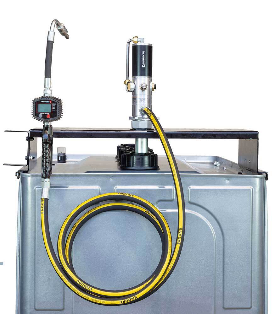 Macnaught OTL-L5E1500 OTSB Tank 1500L W/ Lubemate Oil Pump & Metered Gun - AIMS Industrial Supplies
