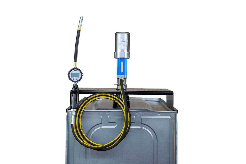 Macnaught OTL-R5E1000 OTSB Tank 1000L W/ R Series Oil Pump & Metered Gun - AIMS Industrial Supplies