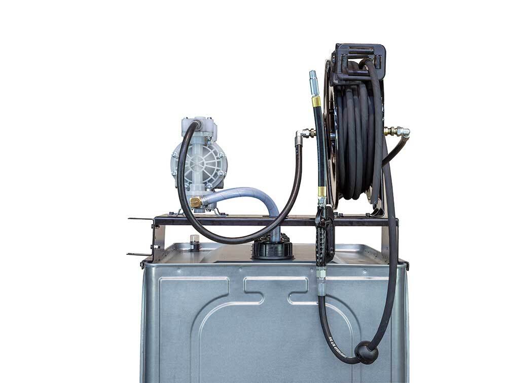 Macnaught OTL1215-DPA1000 OTSB Tank 1000L W/ Diaphragm Pump, AF Reel & Gun1