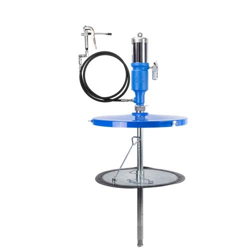 Macnaught P58 Maxilube Heavy Duty Air Operated Grease Pump W/Gun, Lid & Follower1