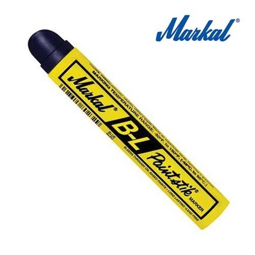 Markal MK80725 Paintstik B-L Blue Solid Bleed Thru 17mm Mark Size - AIMS Industrial Supplies