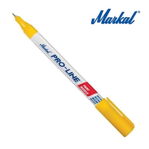 Markal MK96889 Paint Marker Pro-Line Fine and Micro Tip 1mm - Yellow