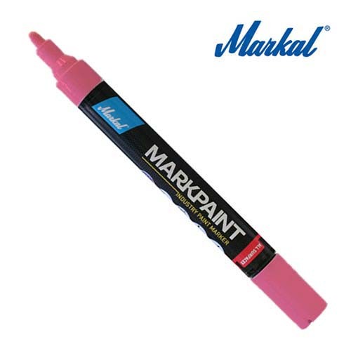 Markal MK97527 Industrial Paint Marker Markpaint 2-4mm Bullet Nib Pink