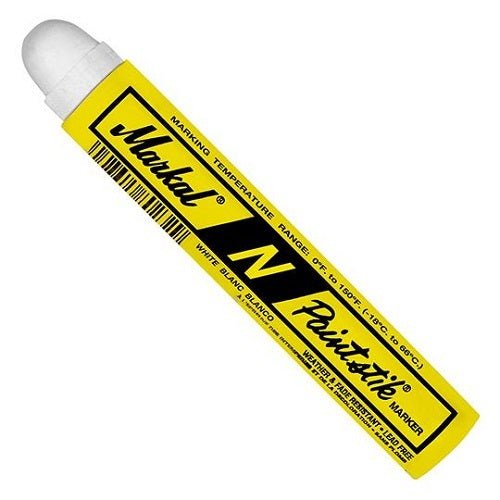 Markal Paintstik N 17mm - White - AIMS Industrial Supplies
