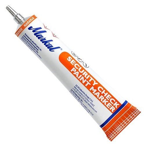 Markal Security Check Paint Marker - Orange - AIMS Industrial Supplies