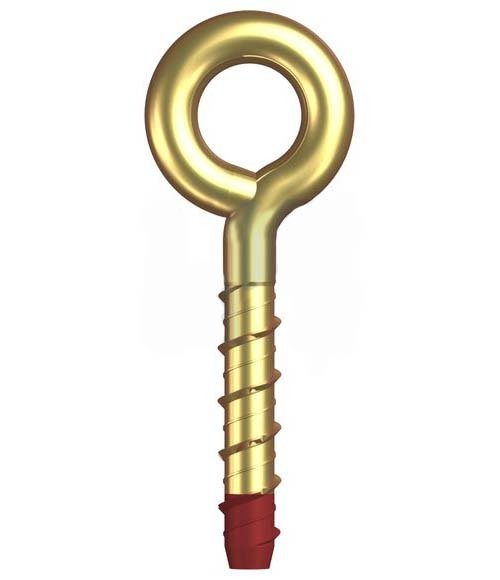 Masonry Xbolt Eye Zinc Yellow Passivate - AIMS Industrial Supplies