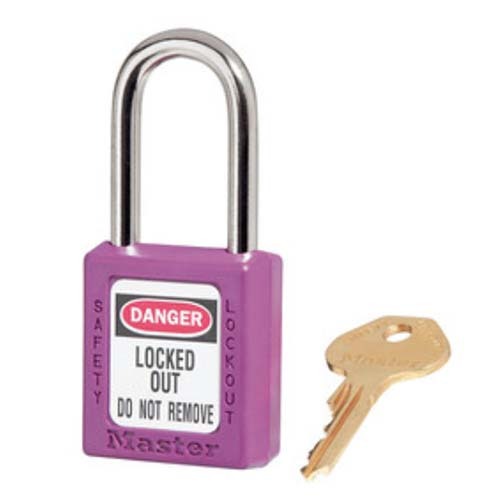 Master Lock 0410PRP Safety Padlock Purple