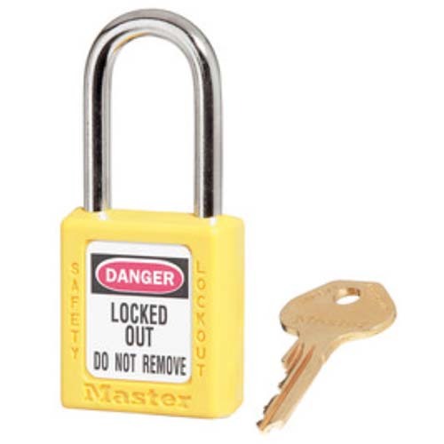 Master Lock 0410YLW Safety Padlock Yellow