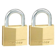 Master Lock 130TAU 30mm Diamond Brass Padlock 2 Pack KA - Box of 41