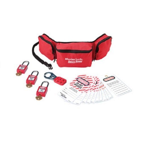 Master Lock 1456P410KA Kit Personal Pouch With Keyed Alike Padlocks - AIMS Industrial Supplies