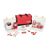 Master Lock 1458E410 Lockout Kit & Station Large - Electrical1